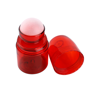 Rollo de desodorante de plástico rojo al por mayor de 70 ml en botella de perfume de aceite esencial PETG, rollo de lujo en botella de perfume