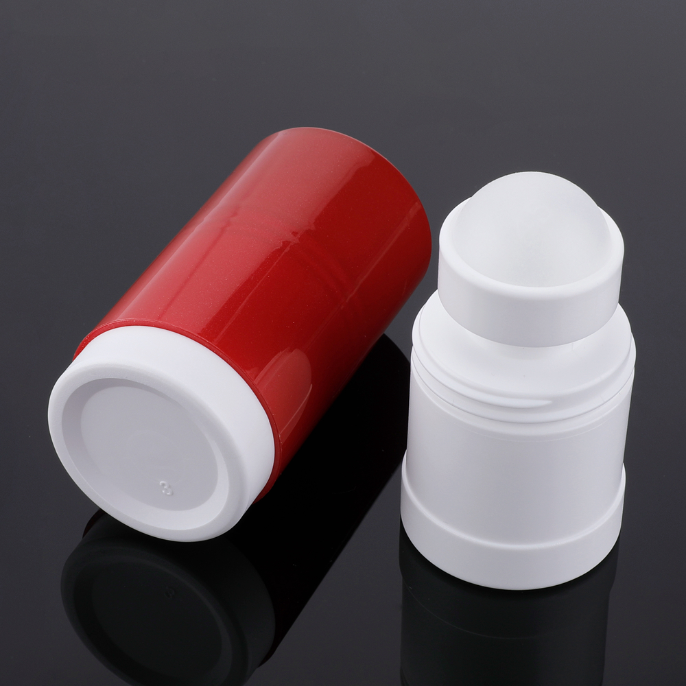 Envase cosmético Cilindro de 30 ml Desodorante de plástico Rollo en contenedor de botella, Rollo en botella de 30 ml, Rollo de plástico en botellas de perfume