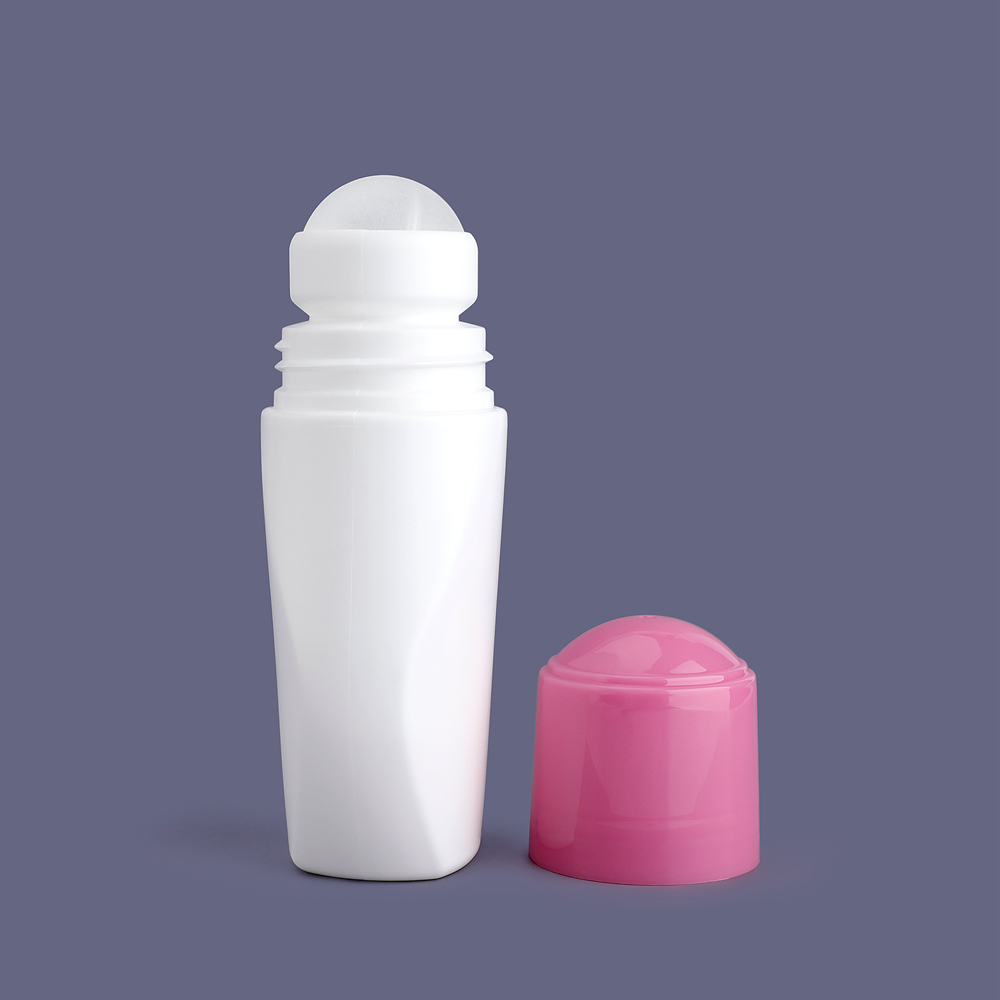 Botellas de desodorante de 50ml, suministro directo de fábrica, rollo rellenable vacío, botella de desodorante de plástico, botella desodorante de perfume