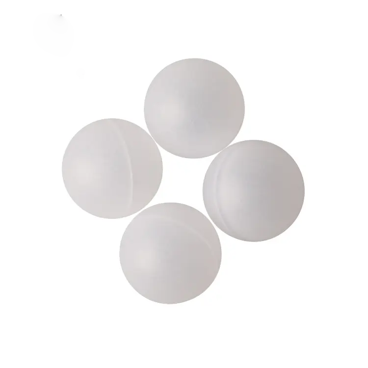 Venta al por mayor de etiqueta privada blanca muestra gratuita bola de polipropileno color hueco, bola de plástico transparente hueca, bolas de plástico huecas transparentes